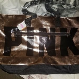 VS rose pink tote